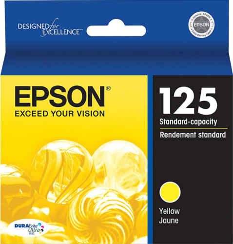 New, Pre-Owned - Epson 125 Yellow Ink Cartridge