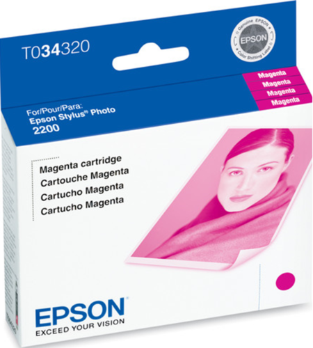New, Pre-Owned - Epson 34 (T034320) Magenta Ink Cartridge