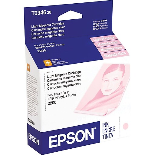 New, Pre-Owned - Epson 34 (T0346) Light Magenta Ink Cartridge