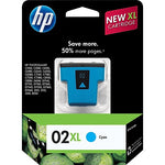 New, Pre-Owned - HP 02XL (C8730WN) Cyan Ink Cartridge