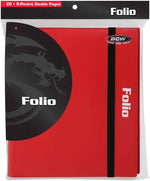 BCW Folio 9-Pocket Album - Red