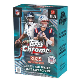 2025 Topps Chrome NFL Football Blaster Box