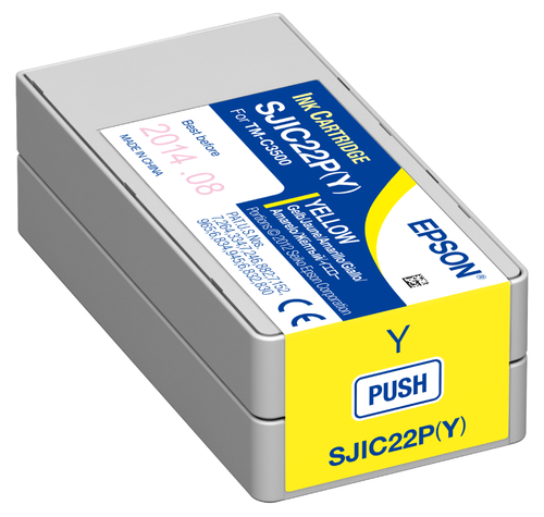 New, Pre-Owned - Epson SJIC22P Yellow Ink Cartridge