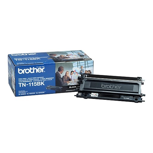 New, Pre-Owned - Brother TN-115 Black High Yield Toner Cartridge (TN115BK)