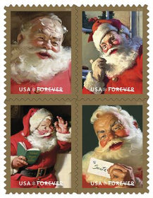 USPS Sparkling Holidays Forever stamp designs