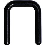 14G 7/16 Black Flexible Bioplast Square Septum Retainer