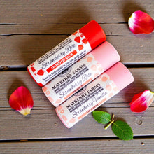 Strawberry Rose Tallow Lip Balm — Natural Beeswax & Strawberry Seed Oil | Mayberry Farms