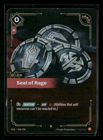 Seal of Rage #000/298 - Riftbound Origins
