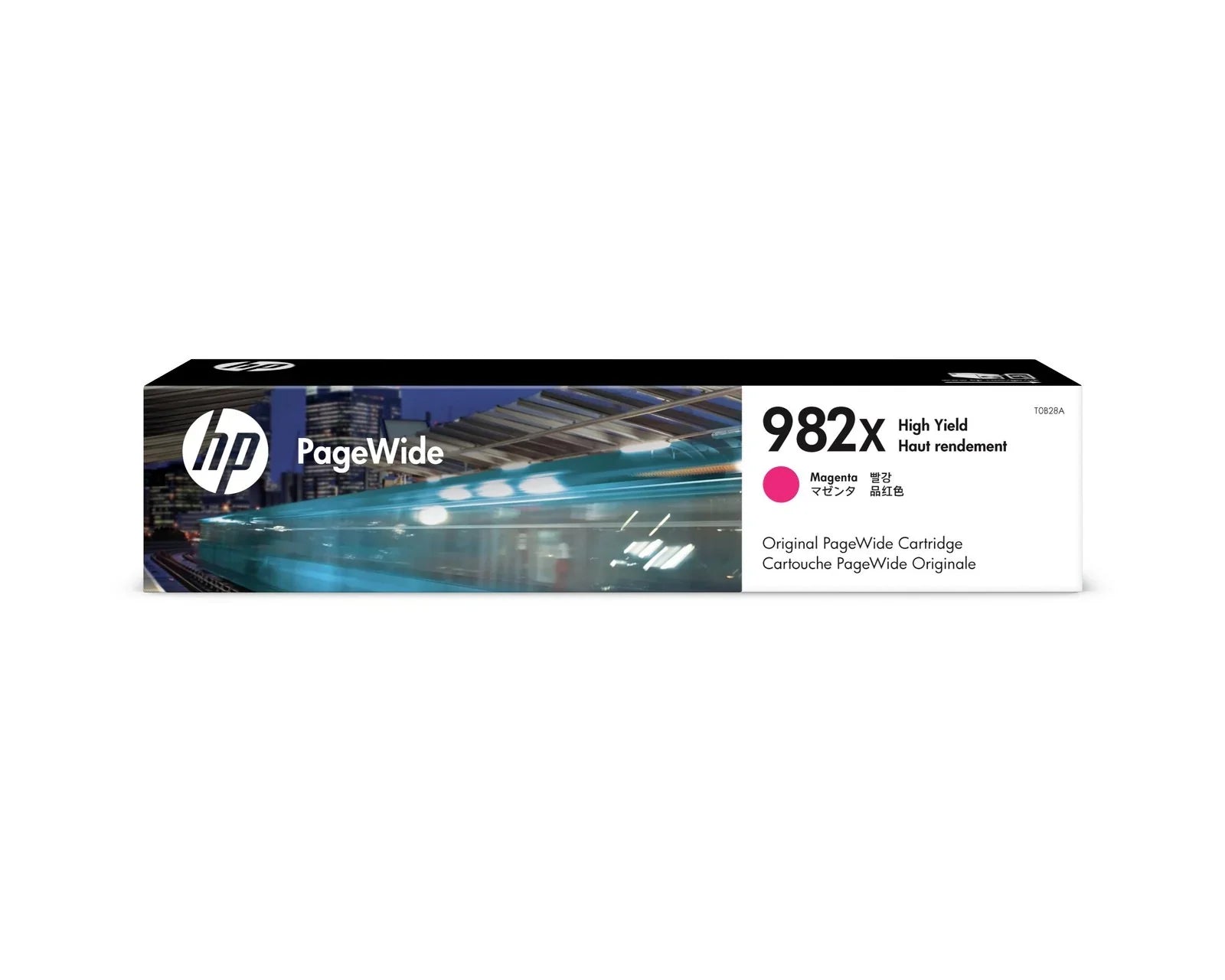 New, Pre-Owned - HP 982X High-Yield Magenta PageWide Ink Cartridge, T0B28A
