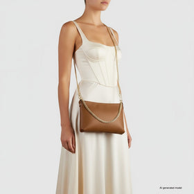 Italian Full-Grain Leather Crossbody Bag | Mantova