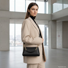 Italian Genuine Calf Leather Crossbody Bag 171522