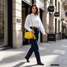 Italian Genuine Calf Leather Crossbody Bag 231302