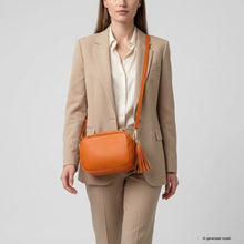 Italian Genuine Calf Leather Crossbody Bag 231302