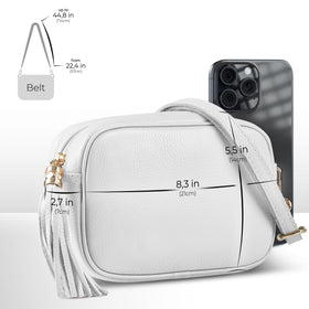 Italian Full-Grain Leather Crossbody Bag | Parma