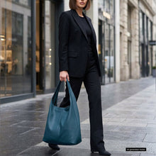 Italian Genuine Calf Leather Hobo Bag 011943