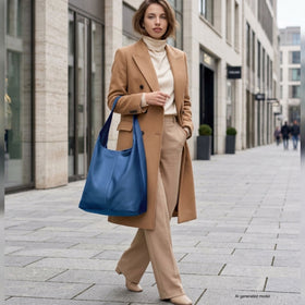 Italian Full-Grain Leather Hobo Bag | Siena