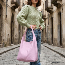 Italian Genuine Calf Leather Hobo Bag 011943