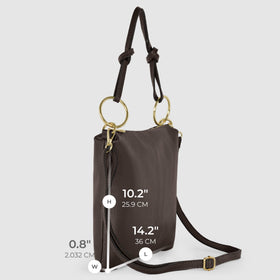 Italian Full-Grain Leather Shoulder Bag | Livorno