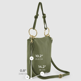 Italian Full-Grain Leather Shoulder Bag | Livorno