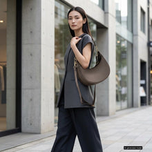 Italian Genuine Calf Leather Shoulder Bag 222024