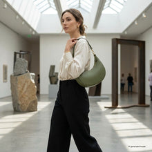 Italian Genuine Calf Leather Shoulder Bag 222024