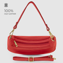 Italian Genuine Calf Leather Shoulder Bag 222024