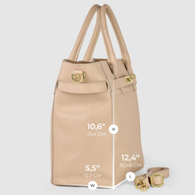 Italian Genuine Calf Leather Top-Handle Bag 233233