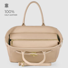 Italian Genuine Calf Leather Top-Handle Bag 233233