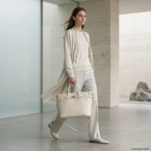 Italian Genuine Calf Leather Top-Handle Bag 233233