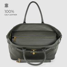 Italian Genuine Calf Leather Top-Handle Bag 233233