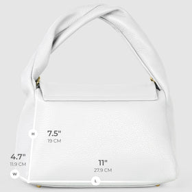 Italian Full-Grain Leather Top-Handle Bag | Perugia