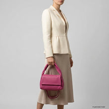 Italian Genuine Calf Leather Top-Handle Bag 262495