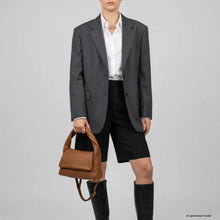 Italian Genuine Calf Leather Top-Handle Bag 262495