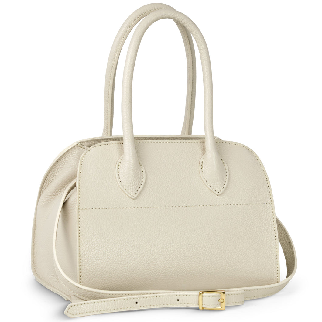 Italian Genuine Calf Leather Top-Handle Bag 302811