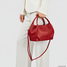 Italian Genuine Calf Leather Top-Handle Bag 322055