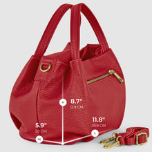 Italian Genuine Calf Leather Top-Handle Bag 322055