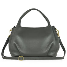 Italian Genuine Calf Leather Top-Handle Bag 322055