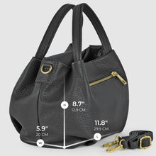 Italian Genuine Calf Leather Top-Handle Bag 322055