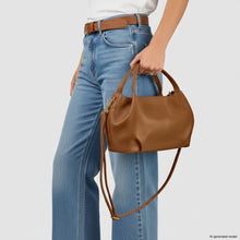 Italian Genuine Calf Leather Top-Handle Bag 322055