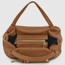 Italian Genuine Calf Leather Top-Handle Bag 322055