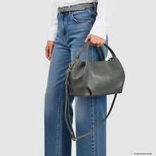 Italian Genuine Calf Leather Top-Handle Bag 322055