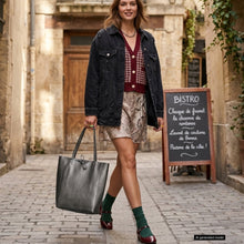 Italian Full-Grain Leather Tote Bag 201718