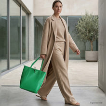 Italian Full-Grain Leather Tote Bag 201718