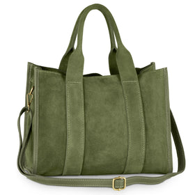 Italian Genuine Suede Tote Bag | Brianza