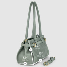 Italian Genuine Suede & Calf Leather Shoulder Bag 282615