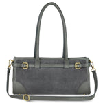Italian Genuine Suede & Calf Leather Shoulder Bag 282615