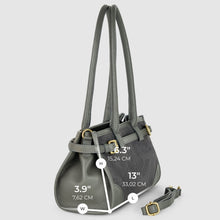 Italian Genuine Suede & Calf Leather Shoulder Bag 282615
