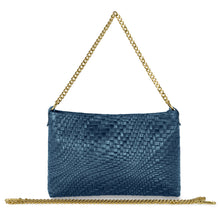 Italian Genuine Grid Suede Crossbody Bag 101315