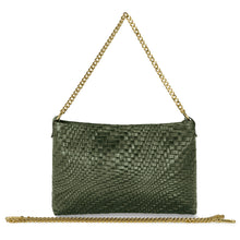 Italian Genuine Grid Suede Crossbody Bag 101315