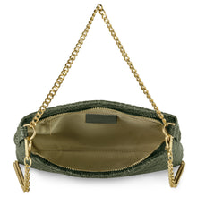 Italian Genuine Grid Suede Crossbody Bag 101315